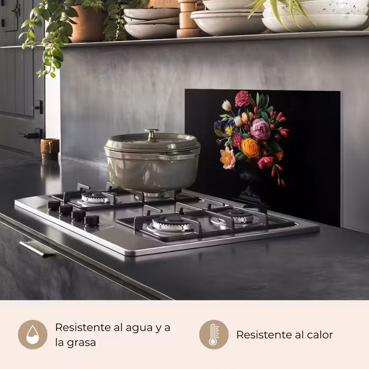 Salpicaderos de cocina - Ramo - Romántico - Colorido — 2