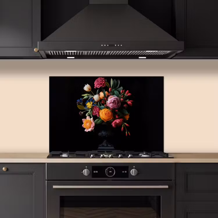 Salpicaderos de cocina - Ramo - Romántico - Colorido — 5