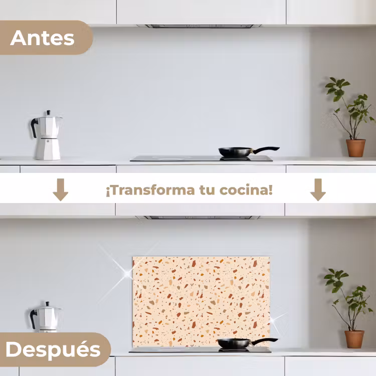 Salpicaderos de cocina - Terrazo - Motivo - Colorido - Piedra — 7