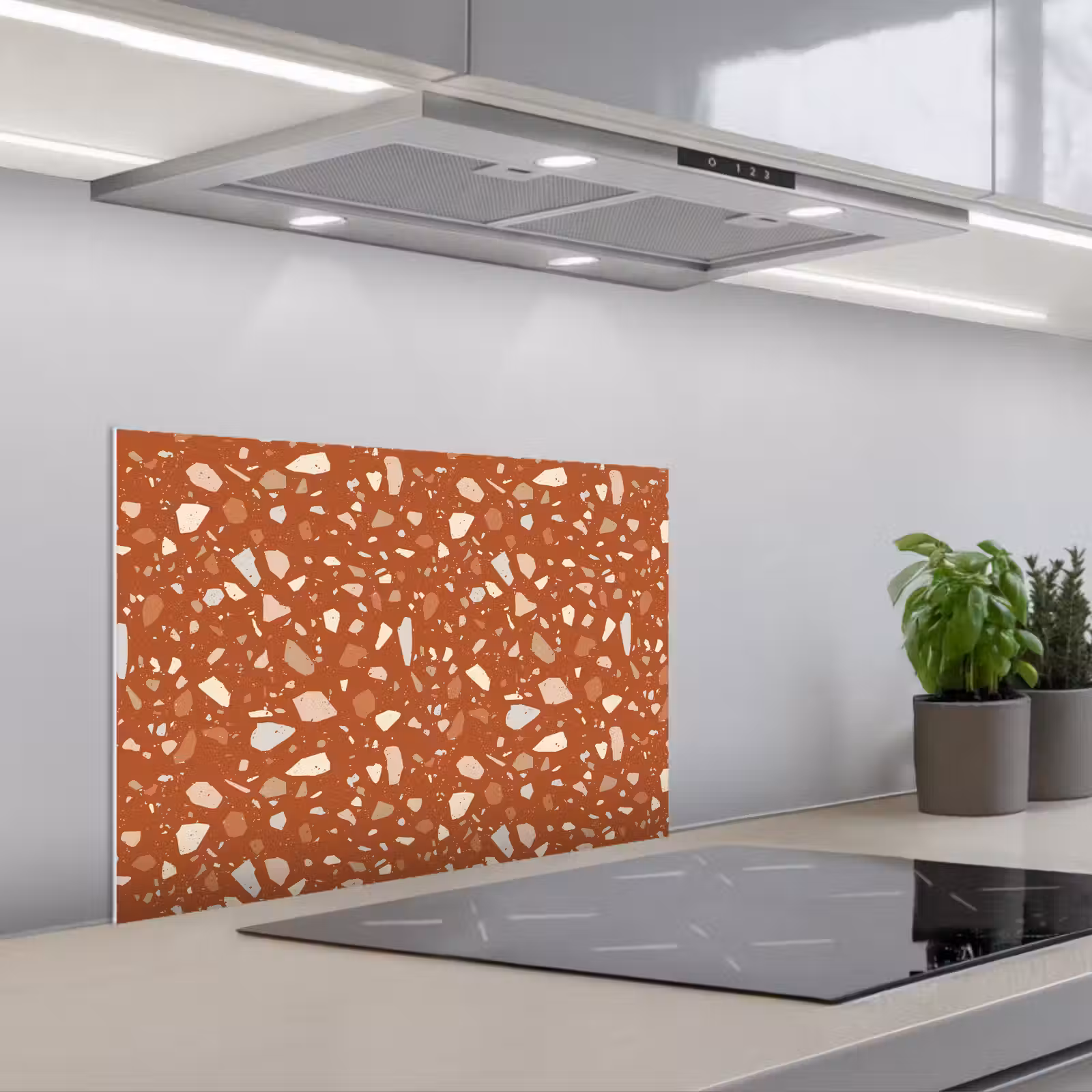 Salpicaderos de cocina - Terrazo - Patrón - Arcilla — 1