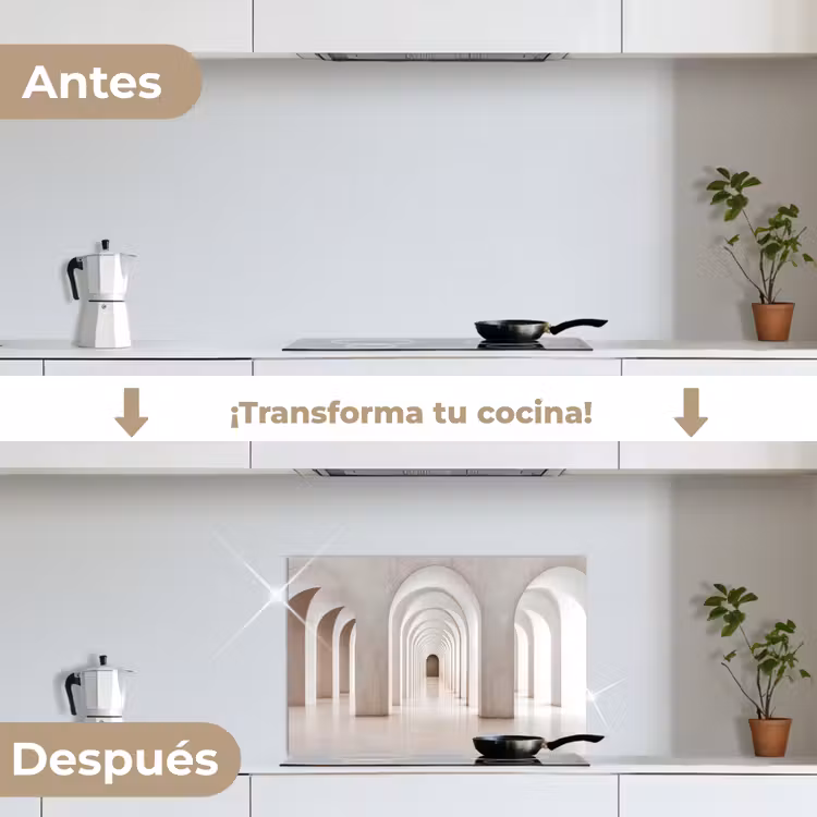 Salpicaderos de cocina - Pasillo - Arcos - Simétrico - Moderno — 7