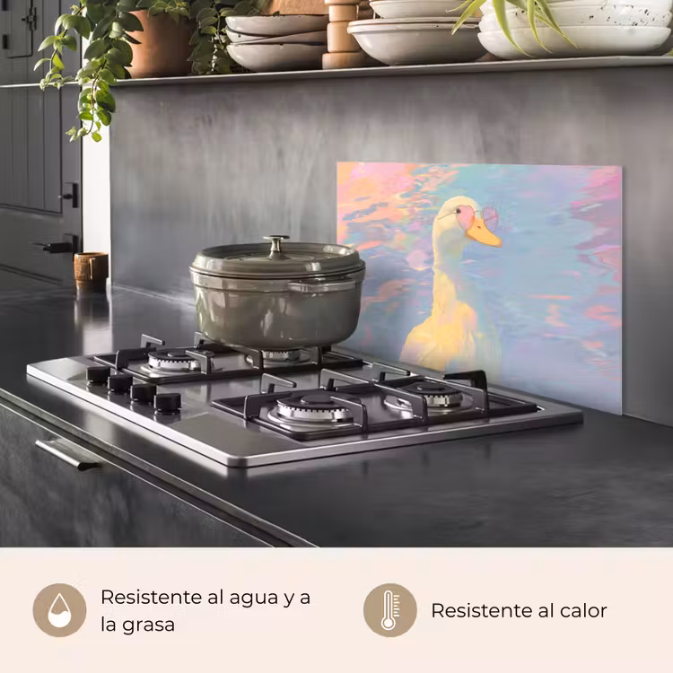 Salpicaderos de cocina - Pato - Gafas de sol - Agua — 2