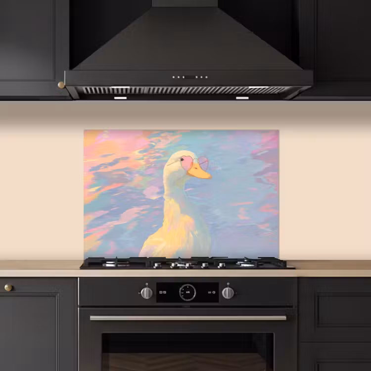Salpicaderos de cocina - Pato - Gafas de sol - Agua — 5