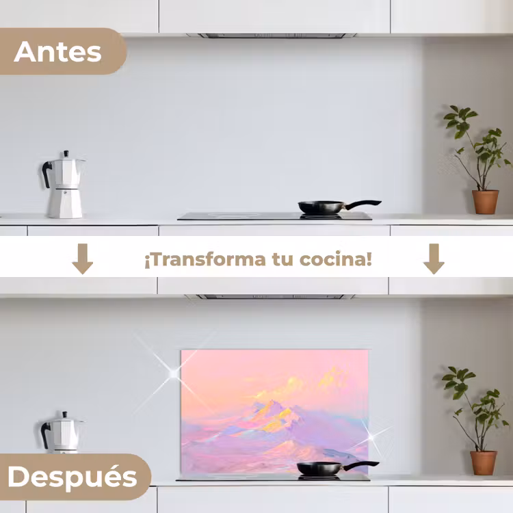 Salpicaderos de cocina - Picos de montaña - Nubes - Ensoñación — 7