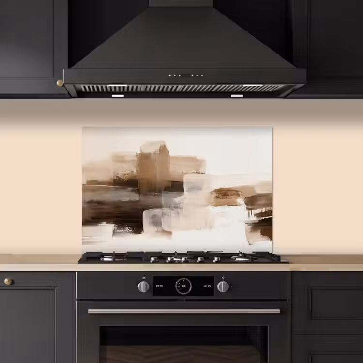 Salpicaderos de cocina - Pinceladas - Paisaje abstracto - Descanso — 5
