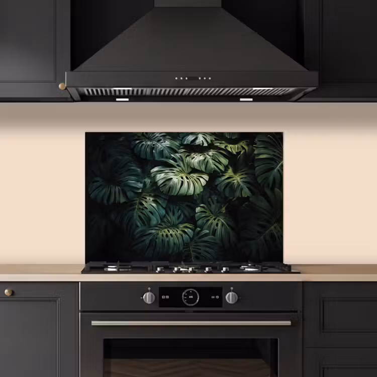 Salpicaderos de cocina - Planta - Monstera - Ligera — 5