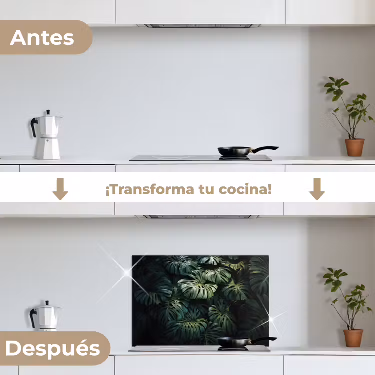 Salpicaderos de cocina - Planta - Monstera - Ligera — 7