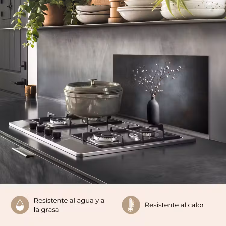 Salpicaderos de cocina - Ramas - Jarrón - Esferas - Blanco — 2