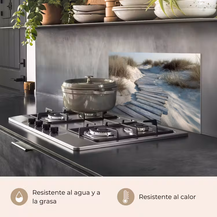 Salpicaderos de cocina - Sendero - Estanterías - Dunas - Hierba — 2