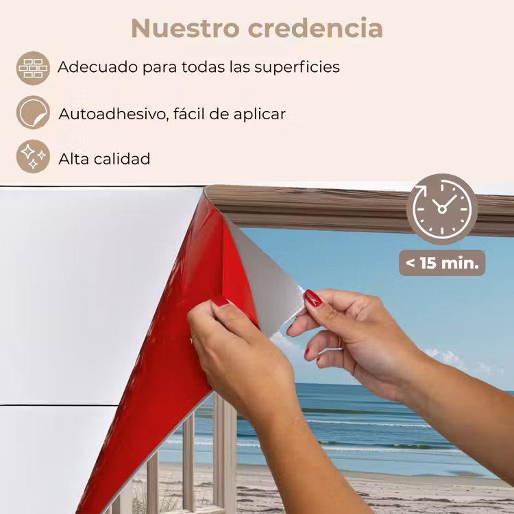 Salpicaderos de cocina - Transparente - Sillas de playa - Dunas - Mar - Naturaleza — 4