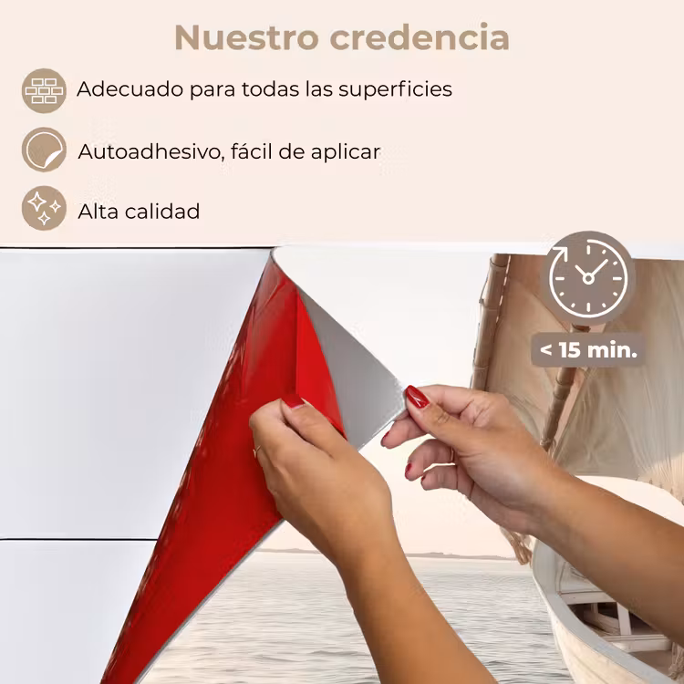 Salpicaderos de cocina - Velero - Mar - Beige - Sol — 4
