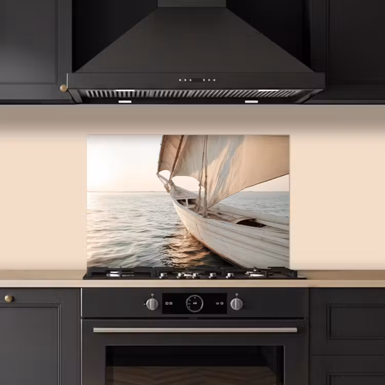 Salpicaderos de cocina - Velero - Mar - Beige - Sol — 5