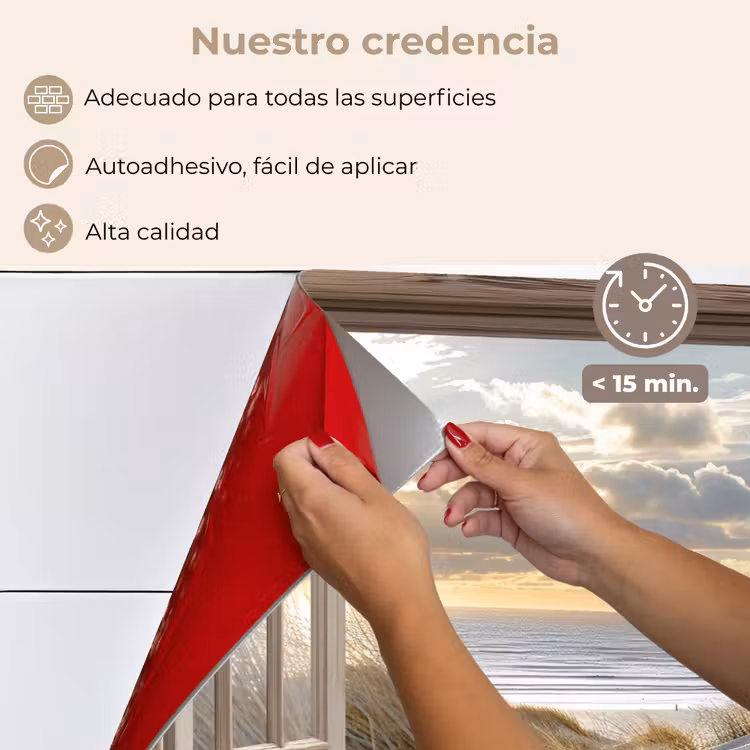 Salpicaderos de cocina - vista - Playa - Dunas - Mar - Naturaleza — 4