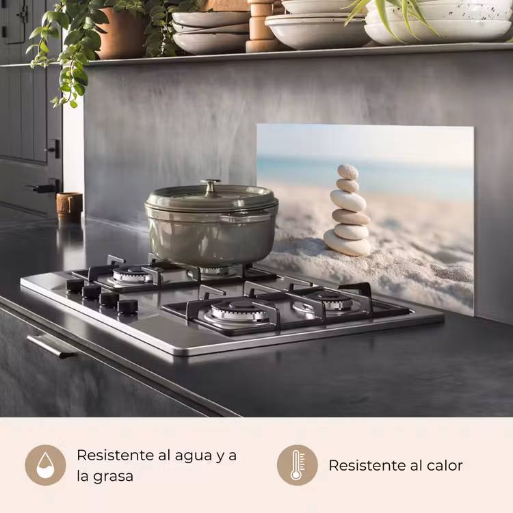 Salpicaderos de cocina - Piedras - Pila - Arena - Mar — 2