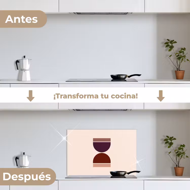 Salpicaderos de cocina - Reloj de arena - Simétrico - Rojo - Morado — 7