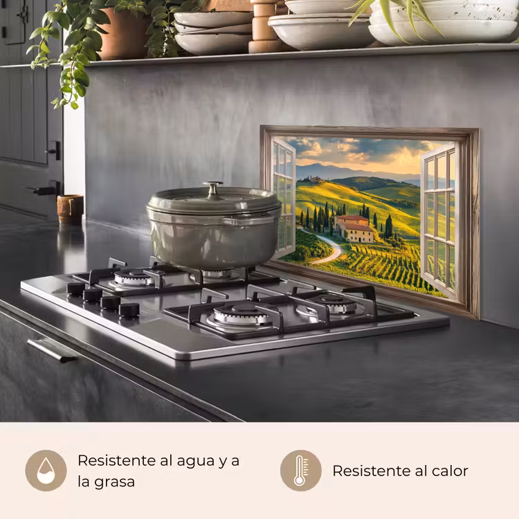 Salpicaderos de cocina - Vistas - Toscana - Paisaje - Verano — 2