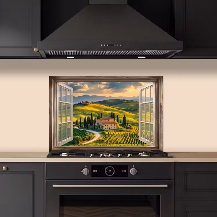Salpicaderos de cocina - Vistas - Toscana - Paisaje - Verano — 5