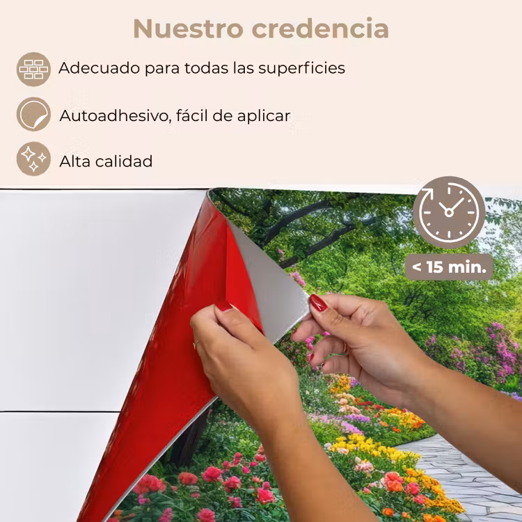 Salpicaderos de cocina - Parque - Flores - Jardín — 4