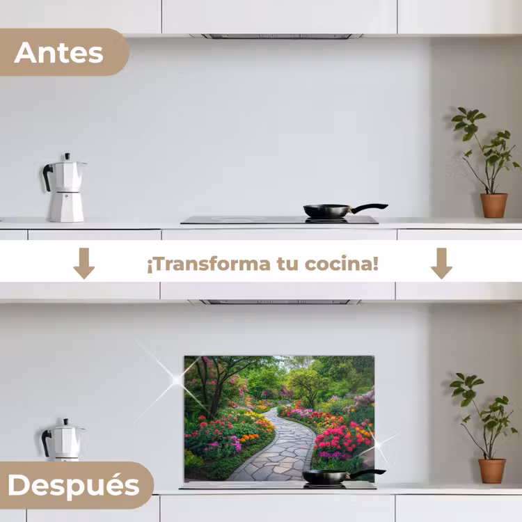 Salpicaderos de cocina - Parque - Flores - Jardín — 7