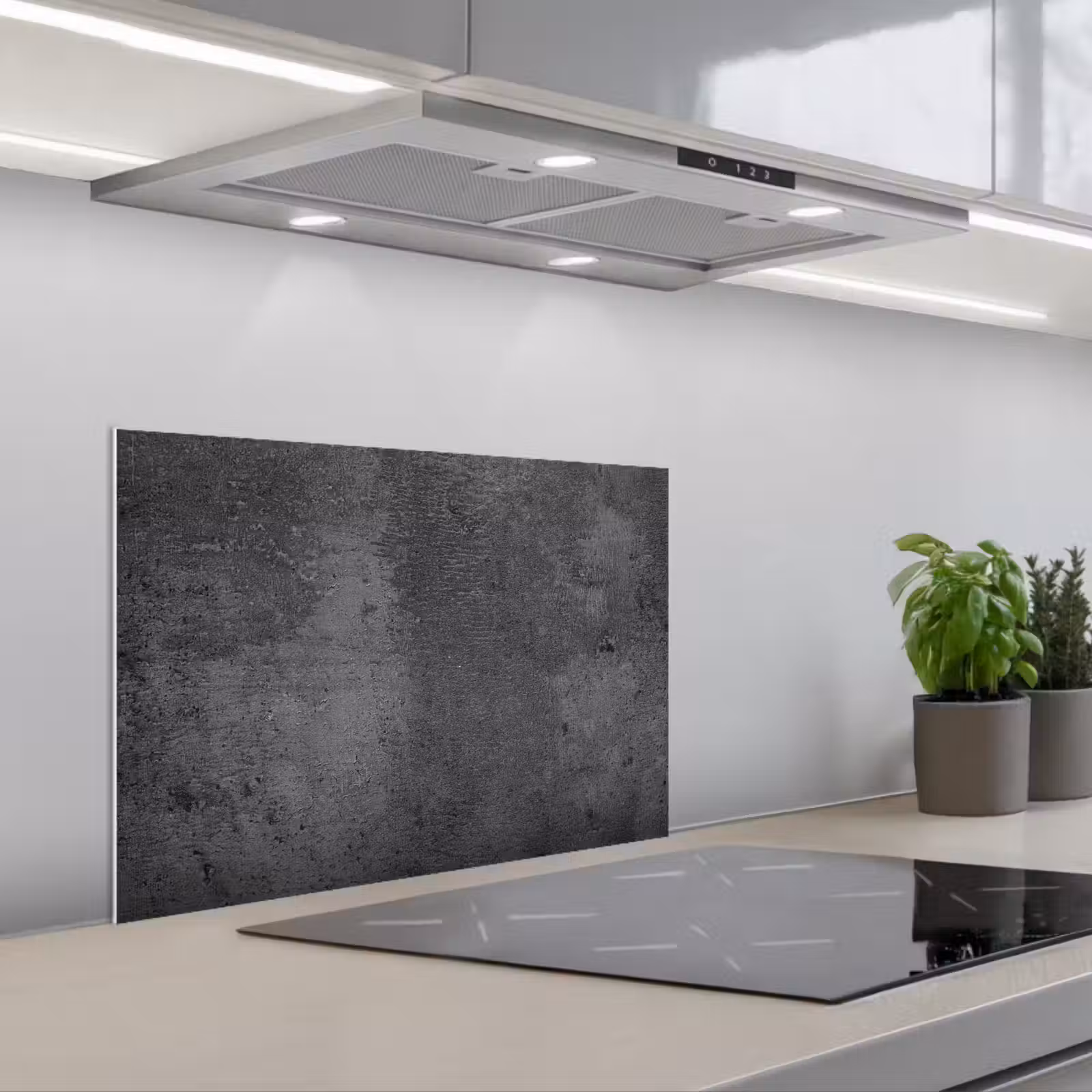Salpicaderos de cocina - Textura - Hormigón - Gris - Industrial - Rústico — 1