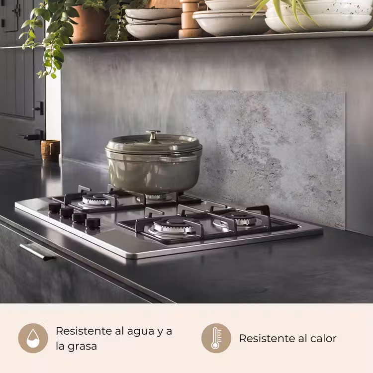 Salpicaderos de cocina - Patrón - Gris - Antiguo - Hormigón — 2