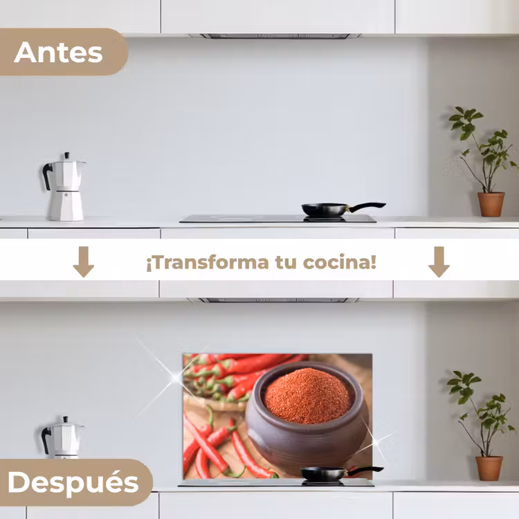 Salpicaderos de cocina - Pimienta de cayena en polvo en un bol — 7