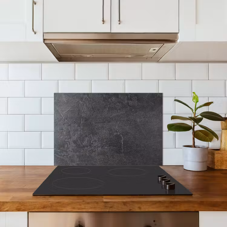 Salpicaderos de cocina - Pizarra - Hormigón - Piedra natural - Gris - Industrial — 3