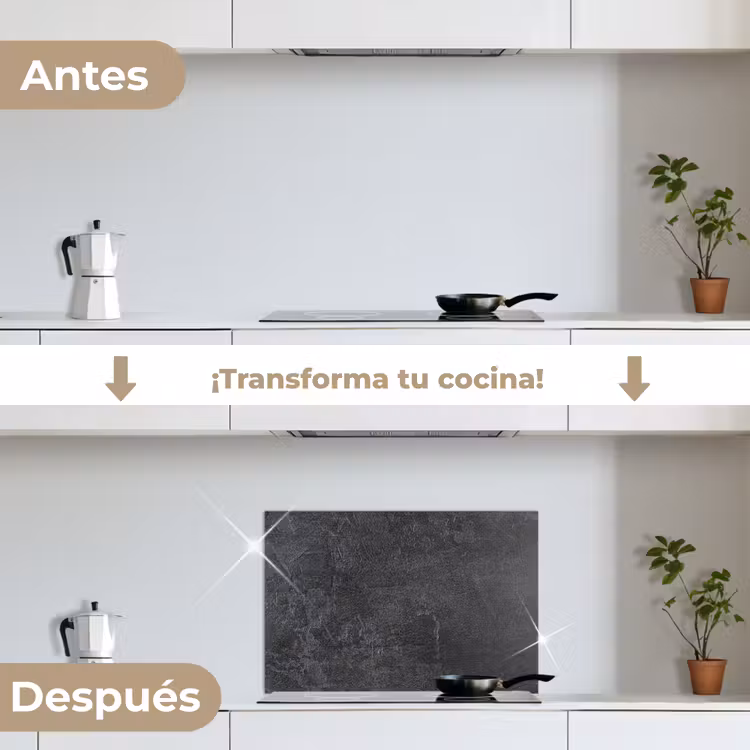 Salpicaderos de cocina - Pizarra - Hormigón - Piedra natural - Gris - Industrial — 7