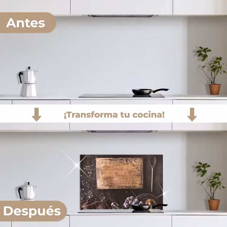 Salpicaderos de cocina - Tabla de cortar - Hierbas - Cuchara - Cocina - Rústico - Mortero - Cebollino — 7