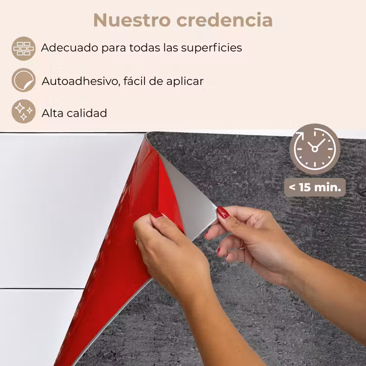 Salpicaderos de cocina - Textura - Hormigón - Gris - Industrial - Rústico — 4