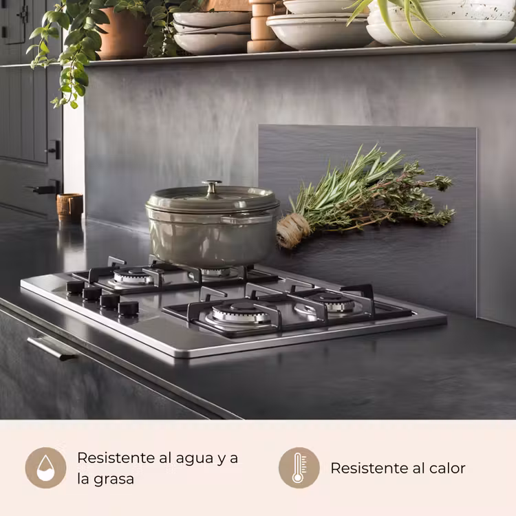 Salpicaderos de cocina - Tomillo - Hierbas - Verde - Mesa - Cocina - Piedra — 2