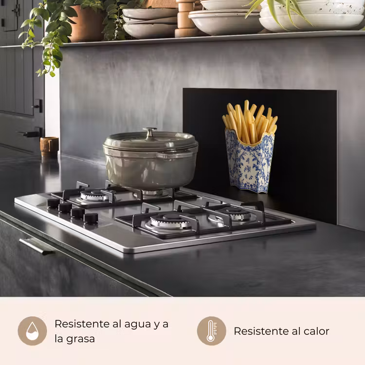 Salpicaderos de cocina - Patatas fritas - Porcelana - Azul de Delft - Alimentos — 2
