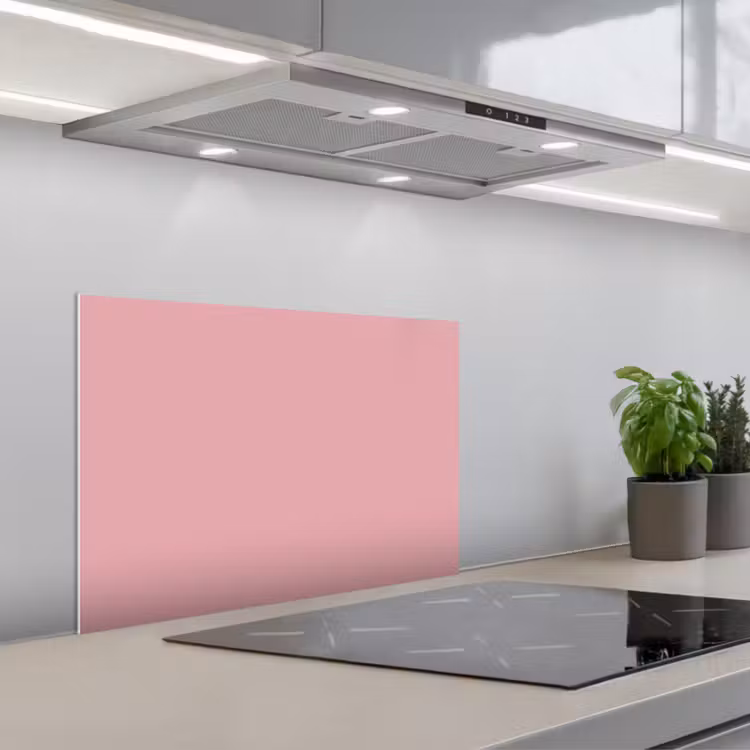 Salpicaderos de cocina - Rosa - Colores - Interior - Sólido - Color — 1