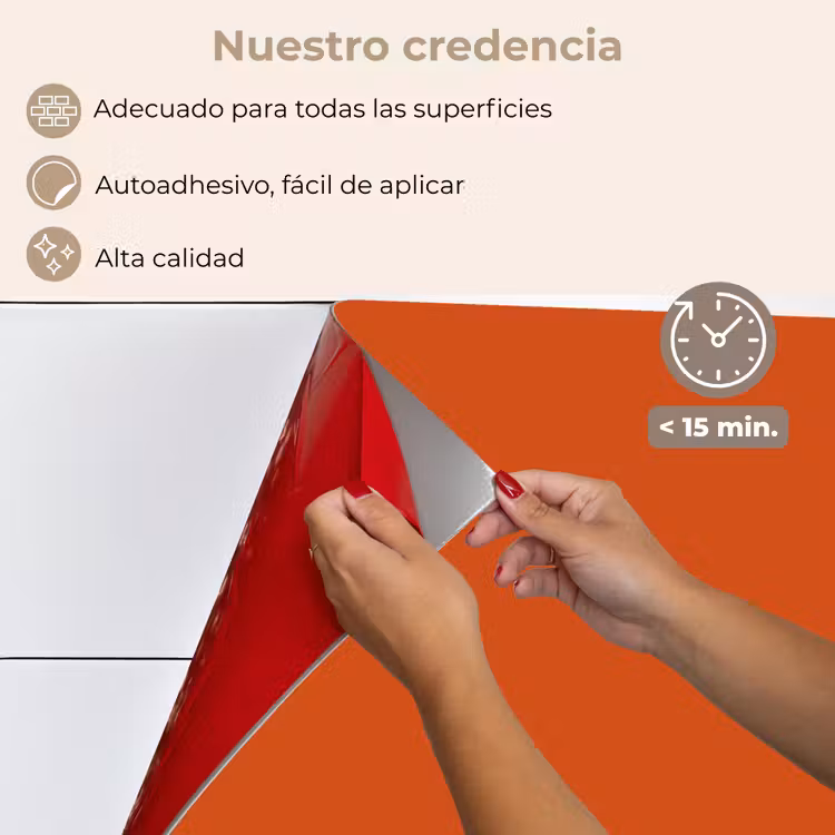 Salpicaderos de cocina - Siena - Tierra - Colores - Sólido — 4