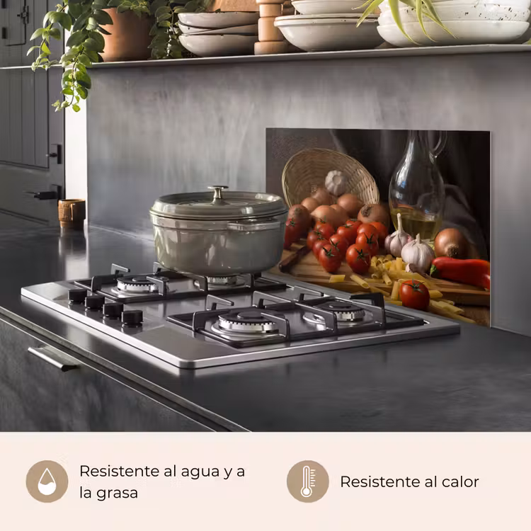 Salpicaderos de cocina - Tabla de cortar - Verduras - Naturaleza muerta - Pasta - Fuera - Tomate - Tabla de cortar — 2