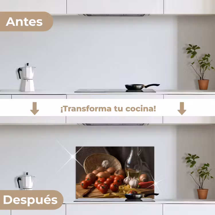 Salpicaderos de cocina - Tabla de cortar - Verduras - Naturaleza muerta - Pasta - Fuera - Tomate - Tabla de cortar — 7