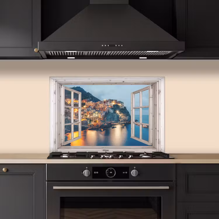Salpicaderos de cocina - Vista - Italia - Mar — 5