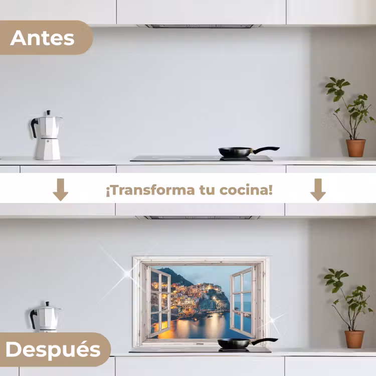 Salpicaderos de cocina - Vista - Italia - Mar — 7