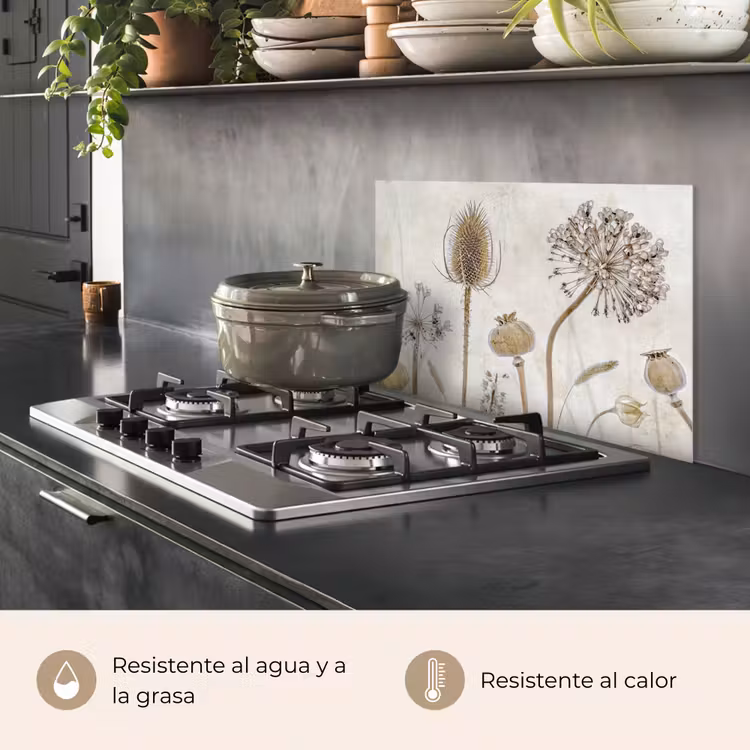 Salpicaderos de cocina - Tranquila elegancia botánica — 2