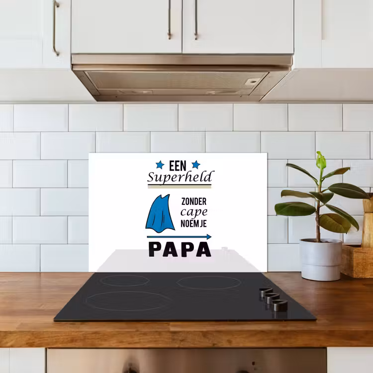 Salpicaderos de cocina - Papá - Citas - Un superhéroe sin capa es lo que se llama papá - Proverbios — 3