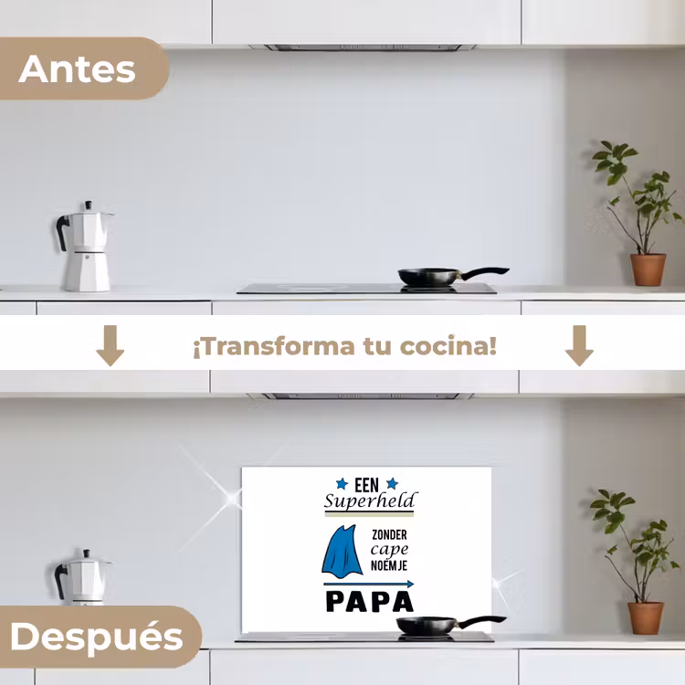 Salpicaderos de cocina - Papá - Citas - Un superhéroe sin capa es lo que se llama papá - Proverbios — 7