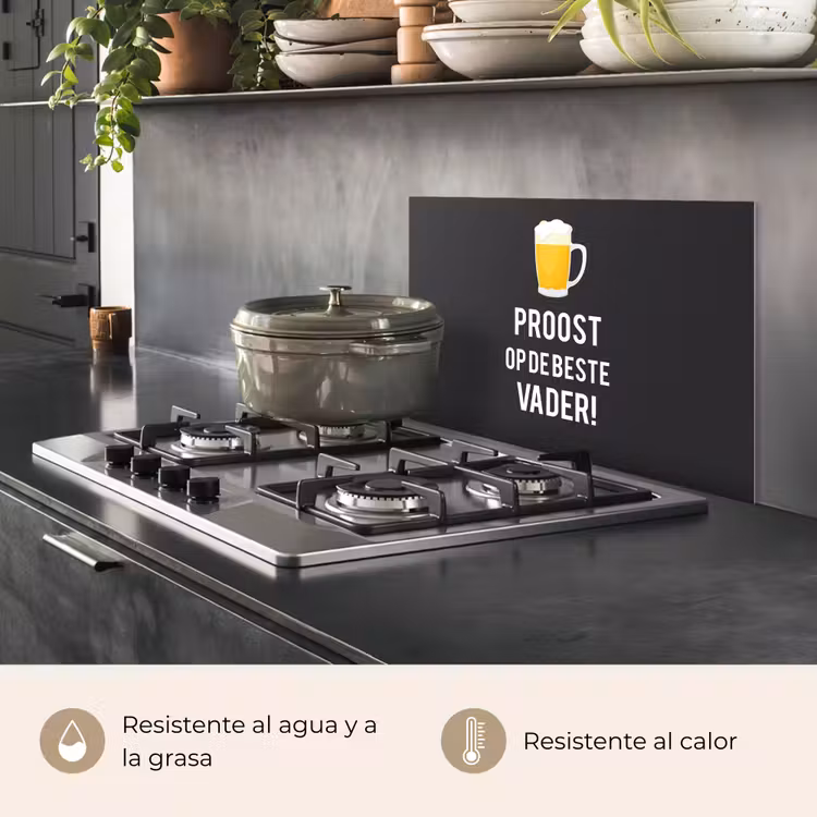 Salpicaderos de cocina - Proverbios - Salud al mejor papá - Citas - Papá — 2