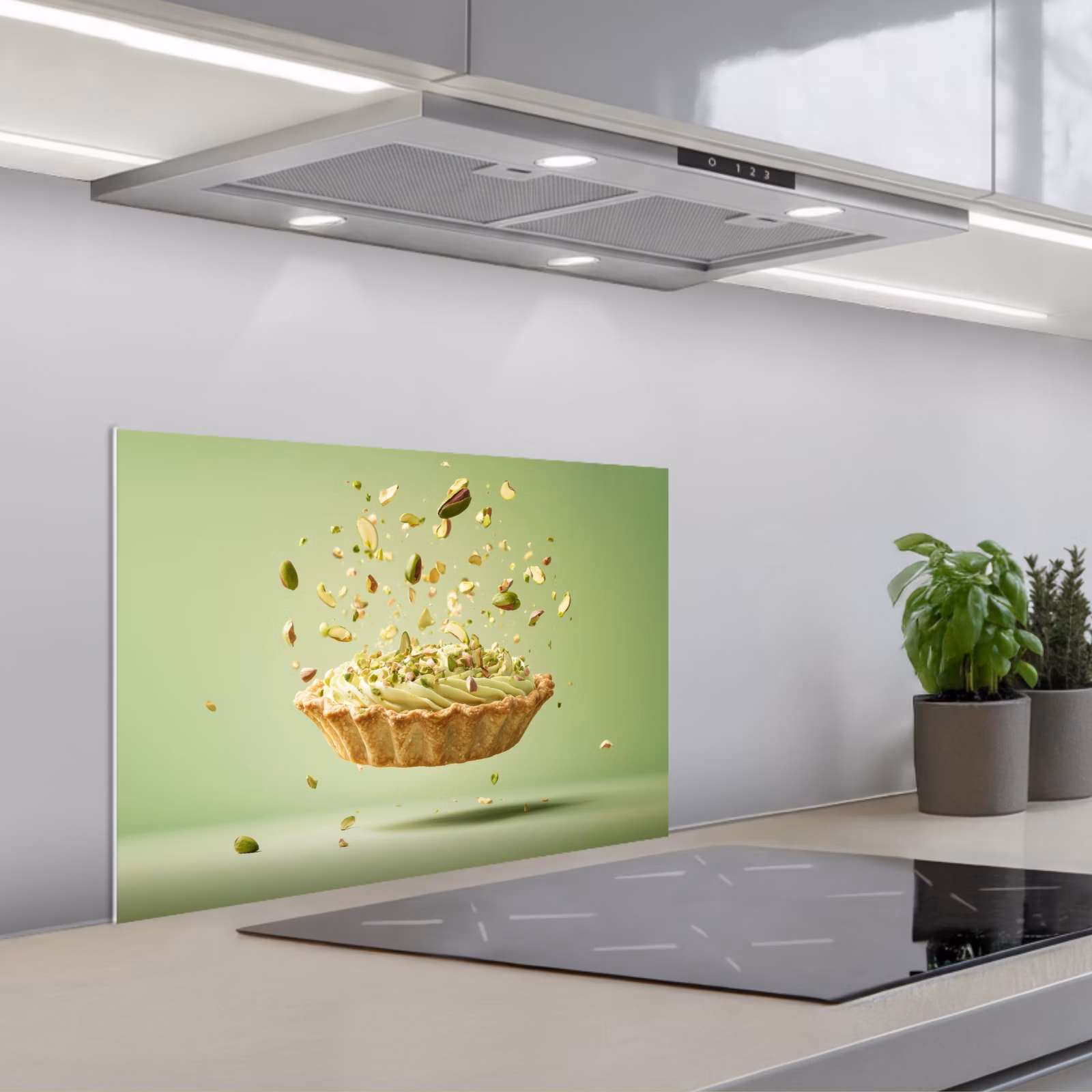 Salpicaderos de cocina - Pistacho - Pastel - Frutos de cáscara - Alimentos — 1
