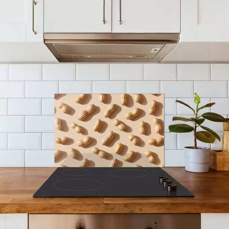 Salpicaderos de cocina - Peanuts - Patrón - Beige — 3