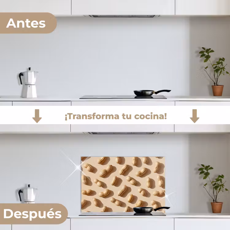 Salpicaderos de cocina - Peanuts - Patrón - Beige — 7