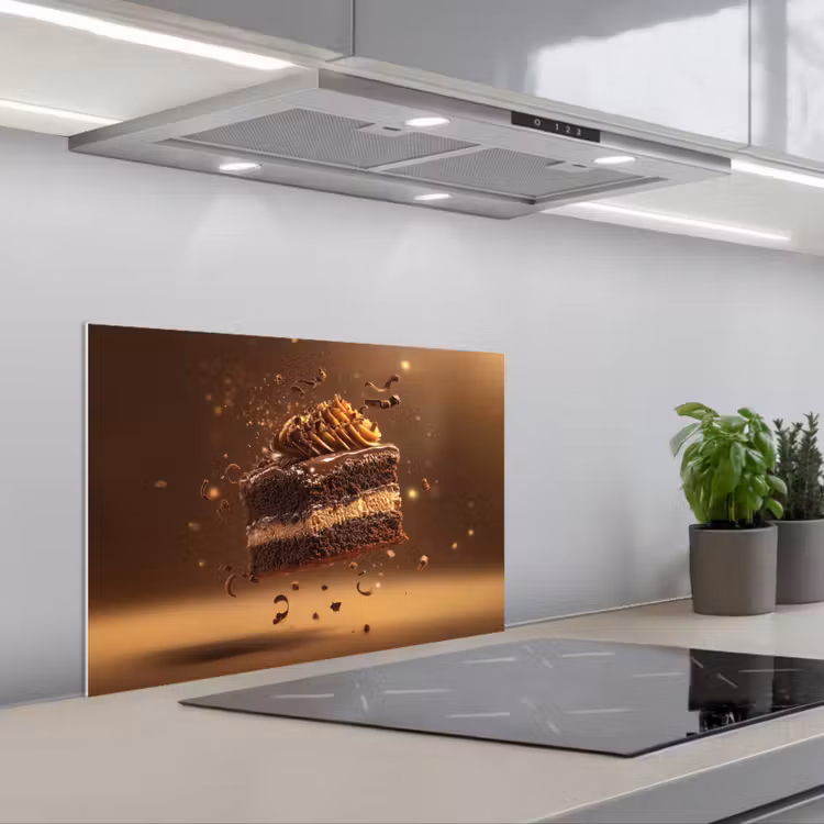 Salpicaderos de cocina - Tarta - Chocolate - Comida - Brownie — 1