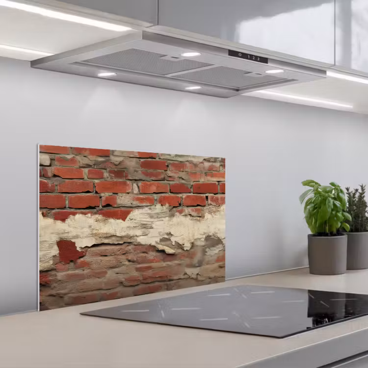 Salpicaderos de cocina - Pared - Ladrillo - Envejecido — 1