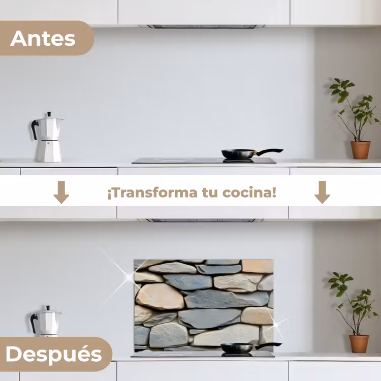 Salpicaderos de cocina - Piedras - Rústico - Gris — 7