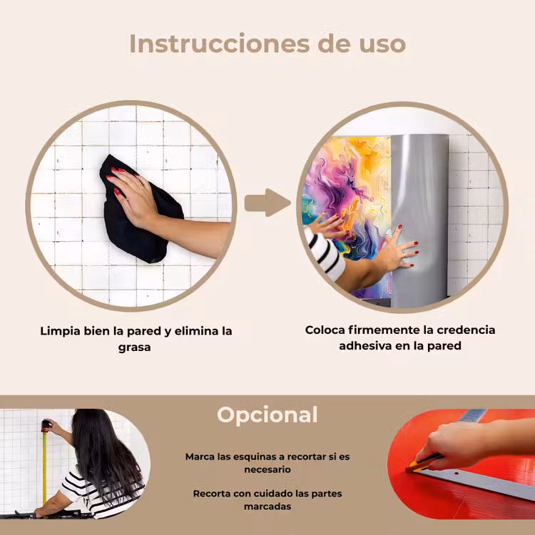 Salpicaderos de cocina - Pintura - Colorido - Negro - Colores — 6