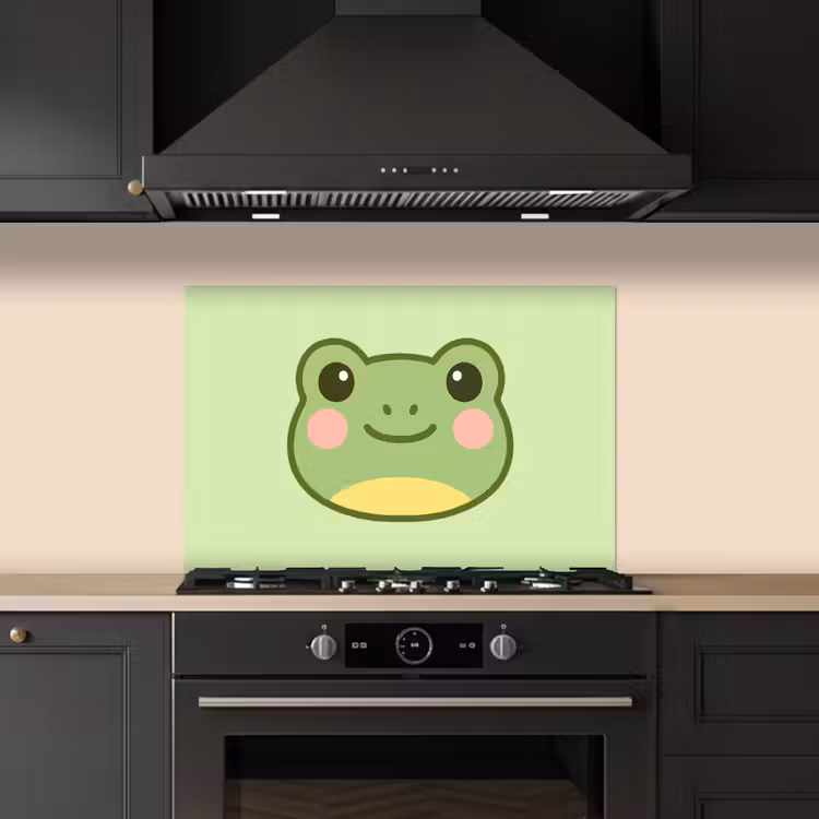 Salpicaderos de cocina - Rana - Verde - Bondad — 5